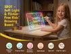 17In Led Drawing Board for Kids Flicker-Free LED Note Board,10 Light Effects & 4 Light Intensities Drawing Tablet,Doodle Glow Pad with Controller Age3+