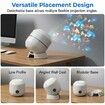 Dynamic Rotating LED Projector Light,360 Degree Rotating Ocean Wave Night Projection Night Light,Multi-Angle Projection Base (Ocean)