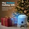 Dynamic Rotating LED Projector Light,360 Degree Rotating Ocean Wave Night Projection Night Light,Multi-Angle Projection Base (Ocean)