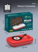 Kids Piano Keyboard Toy Light Up Musical Learning with LED Screen Interactive Dual Style Retro Rainbow Birthday Gift Present COL. RED