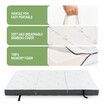 Luxsuite Trifold Memory Foam Mattress Folding Single Portable Bedding Guest Bed Floor Sleeping Camping Travel Yoga Cushion Washable Cover 190x90x15cm
