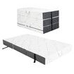 Luxsuite Trifold Memory Foam Mattress Folding Single Portable Bedding Guest Bed Floor Sleeping Camping Travel Yoga Cushion Washable Cover 190x90x15cm