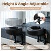 Face Down Pillow Cradle Adjustable Mattress Massage Table Headrest Memory Foam Cushion Armrest Shelf Portable Comfy Bed Prone Resting Relaxing Support