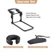 Face Down Pillow Cradle Adjustable Mattress Massage Table Headrest Memory Foam Cushion Armrest Shelf Portable Comfy Bed Prone Resting Relaxing Support