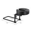 Face Down Pillow Cradle Adjustable Mattress Massage Table Headrest Memory Foam Cushion Armrest Shelf Portable Comfy Bed Prone Resting Relaxing Support