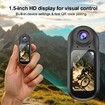 4K Mini Body Camera with Audio and Video Recording,Tiny Thumb Action Camera with 1.5In Screen,6‑Axis EIS,Portable Clip On Wearable POV Camera