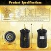 2-in-1 Electric Balloon Inflator, Cordless Rechargeable Portable Air Blower for Long Latex Balloons, Birthday Wedding Party Decorations (Black)