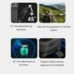 Head Mounted Camera,1080P 45 Degree Adjustment Head Camera,Mini Action Camera,LED Headlamp Wearable Body Video Camera