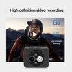Head Mounted Camera,1080P 45 Degree Adjustment Head Camera,Mini Action Camera,LED Headlamp Wearable Body Video Camera