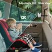 Rear Seat Baby Monitor Camera with Wireless CarPlay & Android Auto Adapter, 1080P Night Vision 120° Wide Angle, Split Screen Display on Factory Car Screen