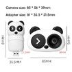 Rear Seat Baby Monitor Camera with Wireless CarPlay & Android Auto Adapter, 1080P Night Vision 120° Wide Angle, Split Screen Display on Factory Car Screen