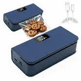 Mini Bag Sealer,6-Speed Adjustment and LED Display,Portable Mini Bag Sealer with Cutter and Magnet,No Preheating Required,9.5cm Sealing Width