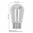 Coffee Machine Steam Nozzle,4 Hole Stainless Steel Steam Wand Tip for Breville 8 Series,Universal Milk Foam Spout Replacement