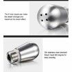 Coffee Machine Steam Nozzle,4 Hole Stainless Steel Steam Wand Tip for Breville 8 Series,Universal Milk Foam Spout Replacement