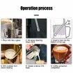 Coffee Machine Steam Nozzle,4 Hole Stainless Steel Steam Wand Tip for Breville 8 Series,Universal Milk Foam Spout Replacement