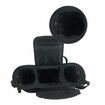 Universal Stroller Organizer with Insulated Cup Holders,Detachable Phone Bag Shoulder Strap,Fits Baby Umbrella Jogger Pet Pram,Black