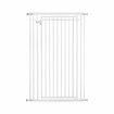 Retractable Safety Gate Pet Dog Cat Extra Tall Fence Enclosure Barrier Safe Guard Security Fencing for Doorway Stairs Kitchen 120 to 220cm White