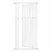 Retractable Safety Gate Pet Dog Cat Extra Tall Fence Enclosure Barrier Safe Guard Security Fencing for Doorway Stairs Kitchen 120 to 220cm White