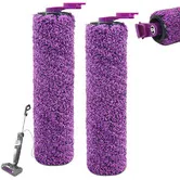 2PCS SD201 Roller Brush Replacement Kit for Shark Steam Pickup Steam Mop, Fit for SD200/SD201/SD201C/SD201Q/SD205