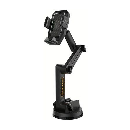 Truck Phone Holder Mount, Heavy Duty Car Phone Holder, Dashboard Windshield Phone Holder 16.9 inch Long Arm, Compatible with Pickup Truck