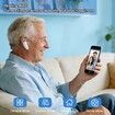 32 Channels Mini Rechargeable Hearing Aids for Seniors, AI Noise Reduction Bluetooth Streaming, Portable Charging Case IP22