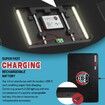 360 Degree Trifold 3 Way Mirror with LED Lights, Adjustable Hanging Barber Mirror for Self Hair Cutting, DIY Haircut & Braiding Tool for Men Women