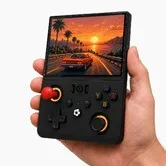 R36MAX2 Retro Handheld Game Console,4.5-Inch 1024x768 IPS Screen,128GB 22000+ Classic Games,Open Source Linux System,Dual Arcade Joysticks,4000mAh Battery