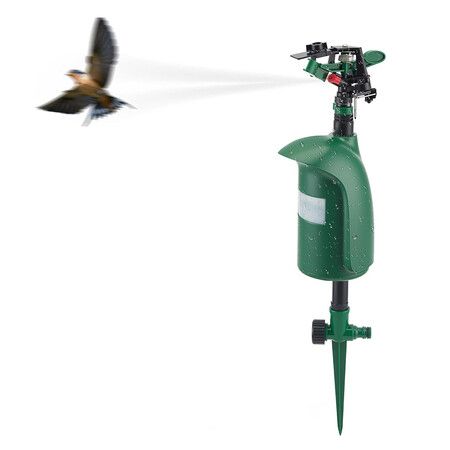 Motion Activated Sprinklers for Yard, Critter Ridder Sprinkler with Adjustable Head, Skunk Deterrent, Raccoon and Dog Repellent, Lawn Sprinkler System