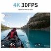 4K Video Camera Camcorder with 3 Inch Flip Screen, 18X Digital Zoom WiFi and Webcam for YouTube Vlogging with 32GB SD Card Black