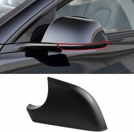 Left Drive Side Rearview Mirror Base Bottom Cover Trim Replacement, Compatible with Tesla Model 3 Mirror Lower Cover 2017 to 2025, Left