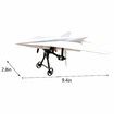 RC Paper Airplane Kit DIY Electric Remote Control Plane with Gyro Stabilizer,Dual Propellers Rc Plane Kit,Lightweight Foldable Flying Stem Toy