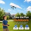 Paper Airplane Kit DIY Rc Plane Micro to Build Remote Control Power Motor Aircraft with Propeller Electric Flying Motorized Module