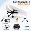 Paper Airplane Kit DIY Rc Plane Micro to Build Remote Control Power Motor Aircraft with Propeller Electric Flying Motorized Module