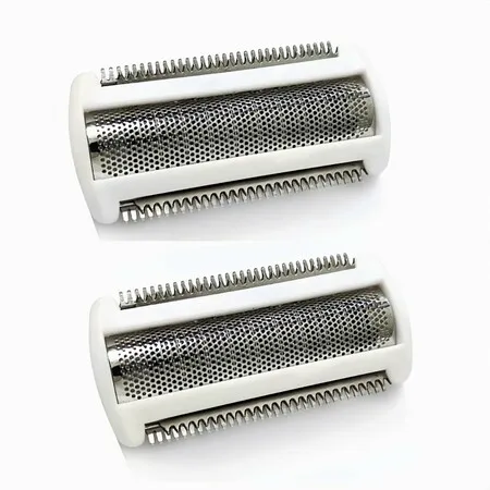2Pcs BRL140 Replacement Shaver Foil Head Compatible with Philips Women's Electric Shaver BRL140 BRL130 Wet and Dry, Ladies' trimmer foil and blades