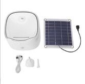 OUTDOOR Solar Pet Water Fountain Automatic Circulating Smart Cat Drinking Dispenser with Monocrystalline Solar Panel Outdoor Garden Gift for Cat Lovers