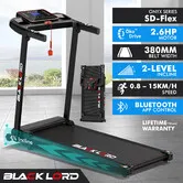 BLACK LORD Treadmill Electric Home Gym Fitness Foldable Running Machine Incline