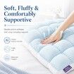 Cooling Pillow for Sleeping,Fluffy Cloud Pillow with Ice-Silk Touch,Breathable Quilted Grid Design,for Side and Back Sleepers,Machine Washable