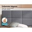 ALFORDSON Bed Frame King Size Mattress Base Platform Fabric Grey Linus