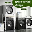Washing Machine Storage Rack Over Washer Shelf Laundry Organiser Dryer Stand Metal Space Saving Stacking Shelving Unit Height Adjustable Steel 150kg