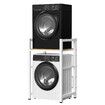 Washing Machine Storage Rack Over Washer Shelf Laundry Organiser Dryer Stand Metal Space Saving Stacking Shelving Unit Height Adjustable Steel 150kg