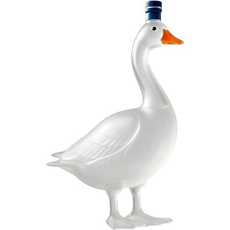 30th Anniversary 3D Sculpted Vodka Bottle,Vodka 3d Sculpted Goose Bottle,350ml (Frosted)