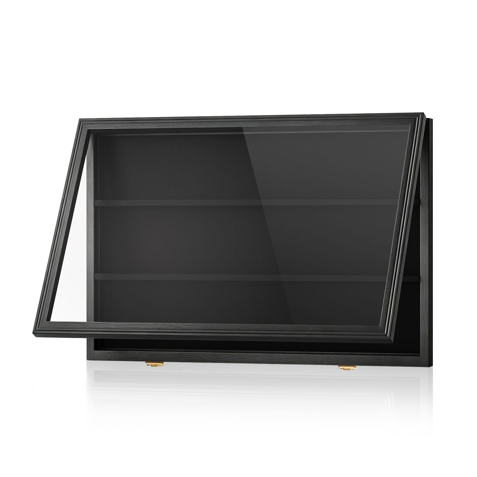 Sports Card Display Case UV Graded Wall Mounted Lockable Cabinet Baseball PSA NBA Basketball Football Hockey Comic Pokemon Game Trading Cards Holder