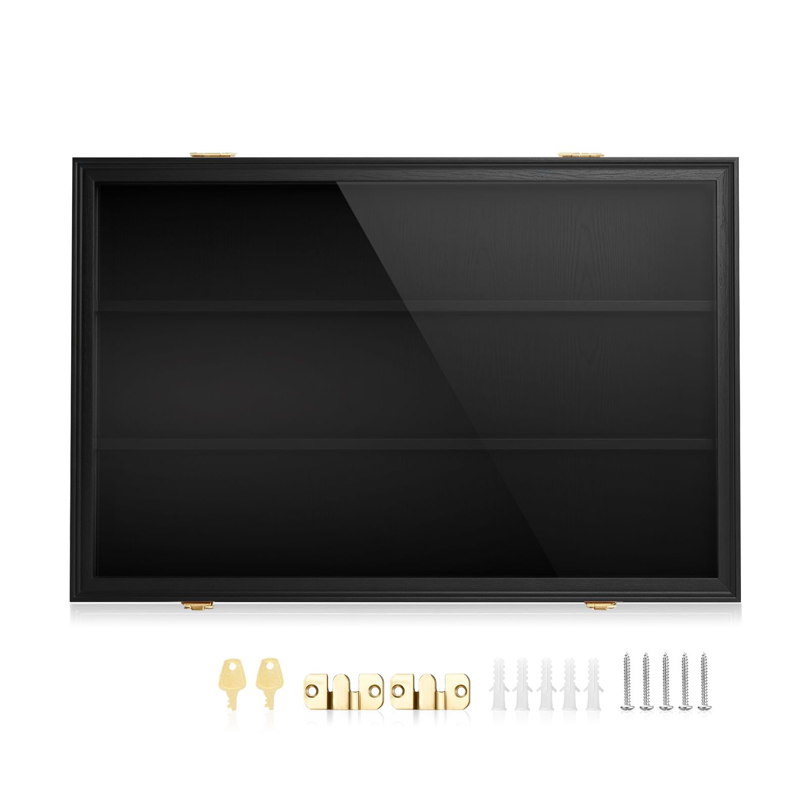 Sports Card Display Case UV Graded Wall Mounted Lockable Cabinet Baseball PSA NBA Basketball Football Hockey Comic Pokemon Game Trading Cards Holder