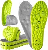 4D Cloud Steppers Insoles for Men and Women Shock Absorption Inserts,Soft Anti-Fatigue,Memory Foam Insoles for Shoes (Men: US 4-7 Women: US 5-8.5)