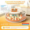 Auto Egg Incubator 26-59 Eggs Hatcher Breeder Automatic Turning Stop Humidity Control Hatching Chicken Duck Bird Quail Poultry Water Refill Candler