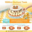 Auto Egg Incubator 26-59 Eggs Hatcher Breeder Automatic Turning Stop Humidity Control Hatching Chicken Duck Bird Quail Poultry Water Refill Candler
