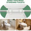 Toilet Safety Rail Bathroom Handrail Surround Frame Adjustable Medical Mobility Aid Seat Grab Support Bar Handle for Elderly Seniors Handicap Disabled