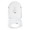 Electric Bidet Toilet Seat Cover Side Panel Remote Control Smart Heated Electronic Instant Warm Water Wash Dryer Self Cleaning Nozzle Soft Close Lid