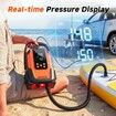 Paddle Board Electric Pump,50 PSI High Pressure SUP Pump with Auto-Off,12V DC Paddleboard Pump with Inflation Deflation,8 Nozzles Air Pump