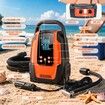 Paddle Board Electric Pump,50 PSI High Pressure SUP Pump with Auto-Off,12V DC Paddleboard Pump with Inflation Deflation,8 Nozzles Air Pump
